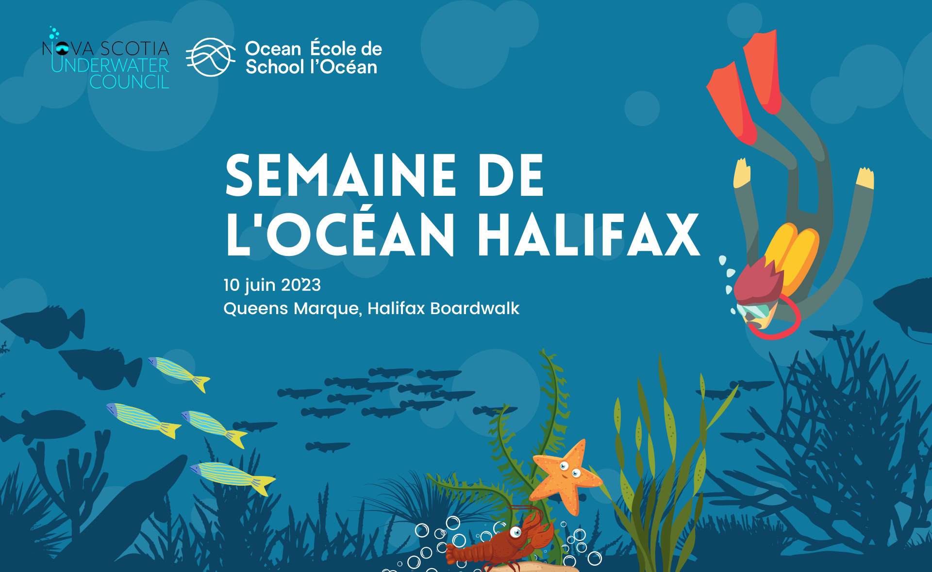 Image promotionnelle de la Semaine de l'océan à Halifax 2023